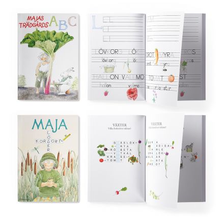 Majas pysselböcker i ett paket