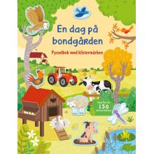 En dag på bondgården pysselbok med klistermärken