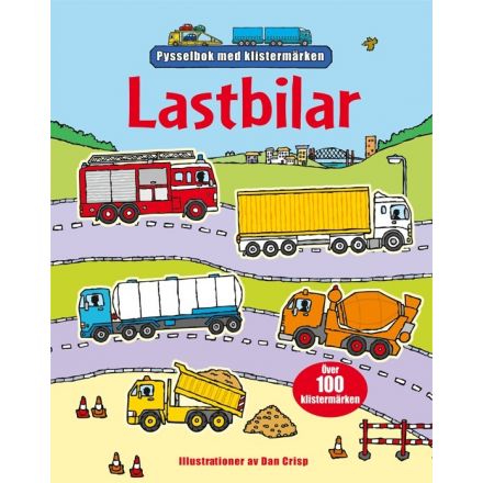 Lastbilar pysselbok med klistermärken