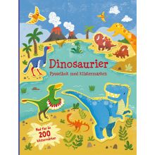 Dinosaurier pysselbok med klistermärken