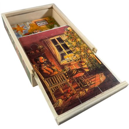 Pettson & Findus firar jul 4st träpussel