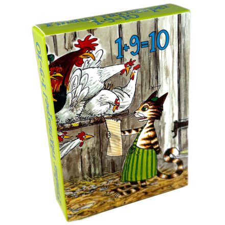 Findus räknespel 1+9 är lika med 10