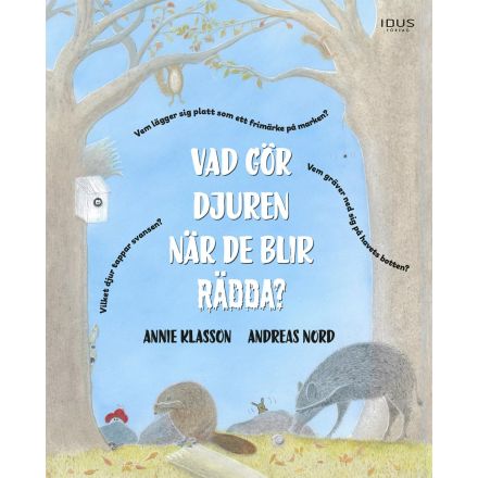 Vad gör djuren när de blir rädda?