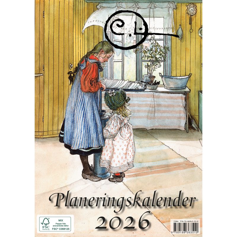 Carl Larsson kalender 2026