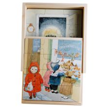 Lilla Kotten 4 st träpussel