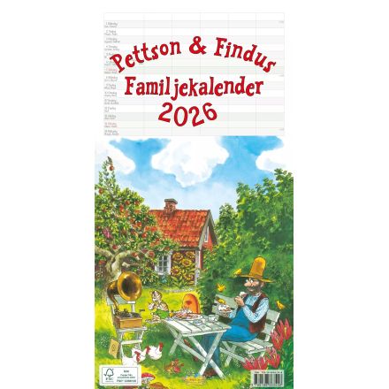 Pettson & Findus Familjekalender 2026