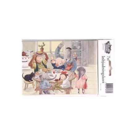 Lilla Kotten inbjudningskort