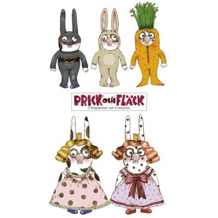 Prick och Fläck Klippdockor