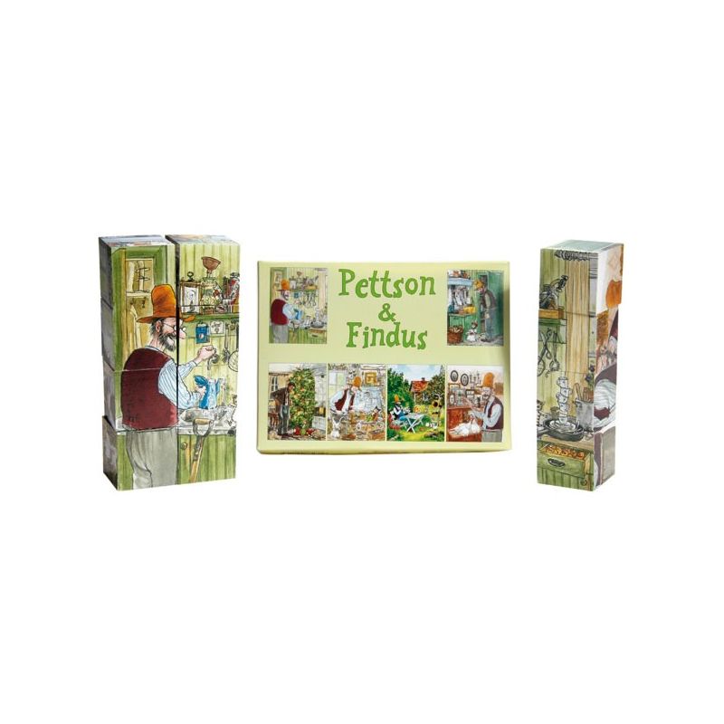 Pettson och Findus kubpussel Pettson och Findus kubpussel