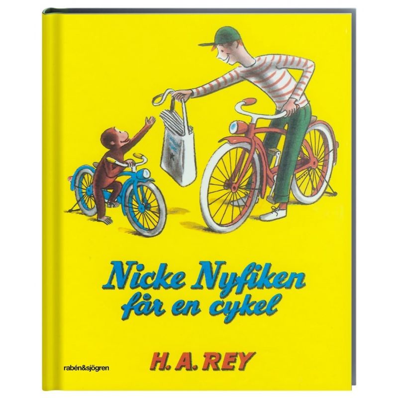 Nicke Nyfiken får en cykel