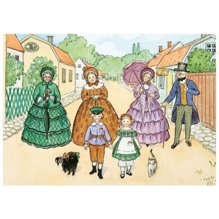 Tanterna på promenad A4