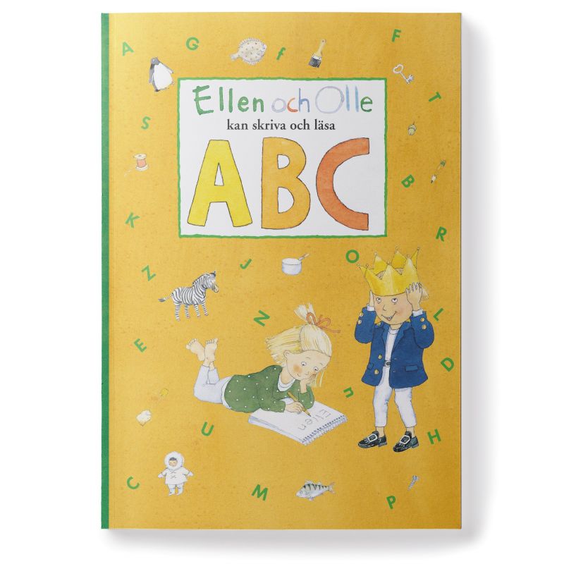 Ellen och Olle kan skriva och läsa ABC