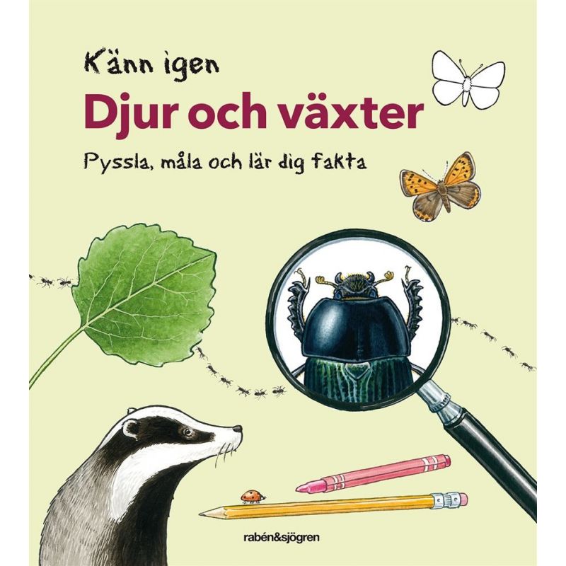 Känn igen Djur och växter pysselbok