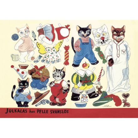 Pelle Svanslös julkalas A4