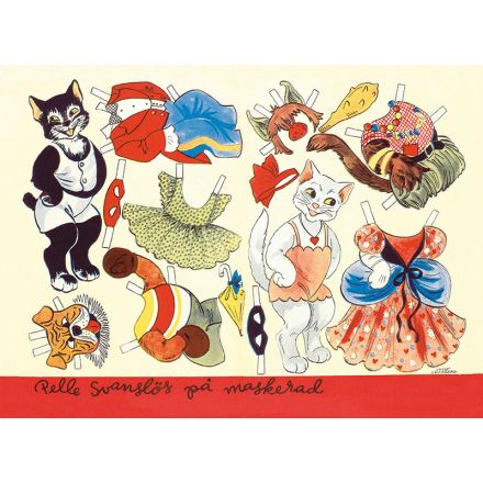 Pelle Svanslös på maskerad A4