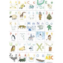 Ellens ABC alfabetsaffisch