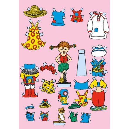 Pippi klippdocka A4
