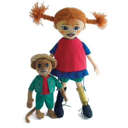 Pippi och Herr Nilsson dockor