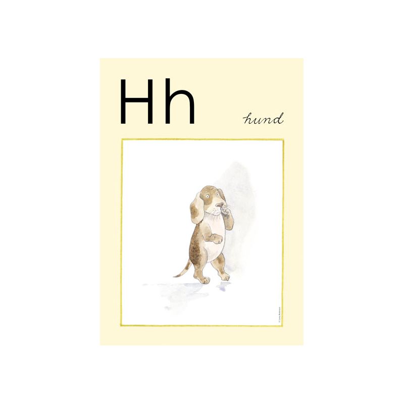 Alfabetsposter - Lilla "t" H
