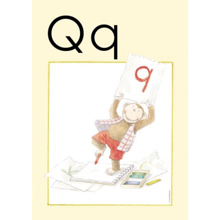 Alfabetsposter - Lilla "t" Q