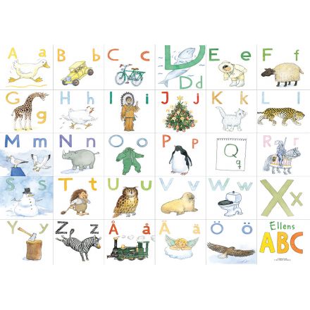 Ellen ABC underlägg