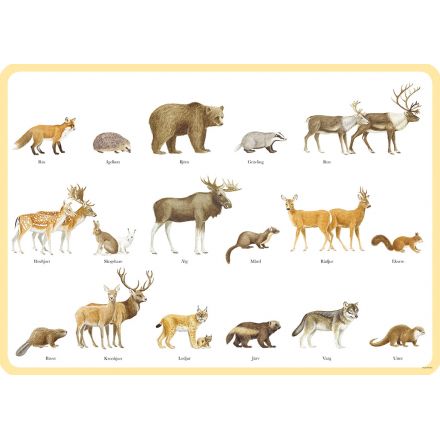 Svenska Djur underlägg