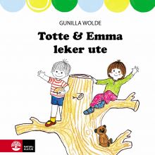 Totte & Emma leker ute